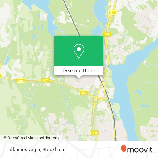 Tidkumes väg 6 map