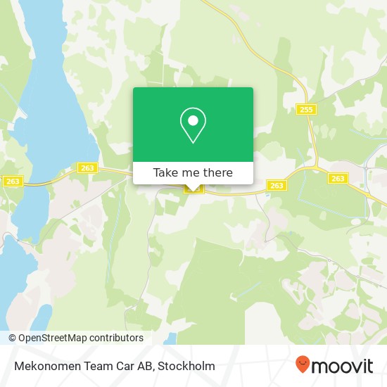 Mekonomen Team Car AB map