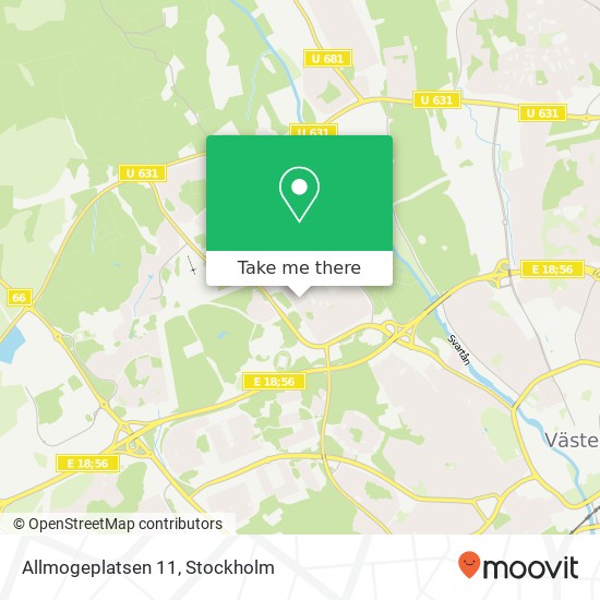 Allmogeplatsen 11 map