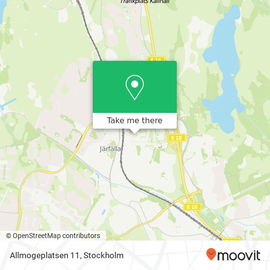 Allmogeplatsen 11 map