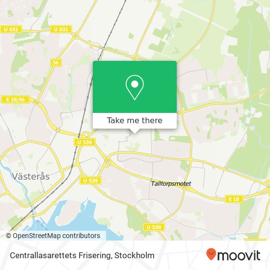 Centrallasarettets Frisering map