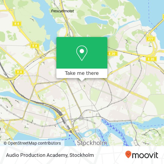 Audio Production Academy map