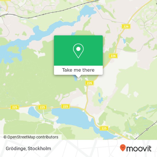 Grödinge map