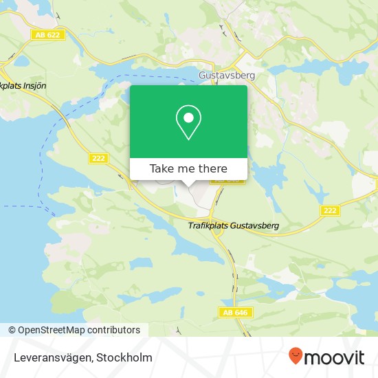 Leveransvägen map