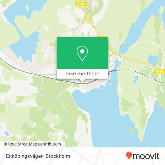 Enköpingsvägen map