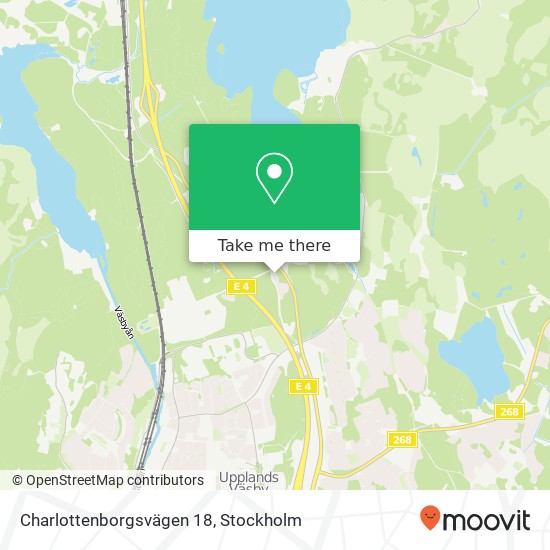 Charlottenborgsvägen 18 map