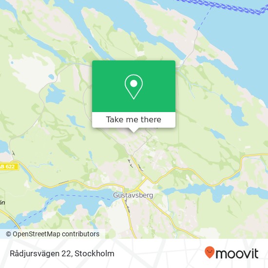 Rådjursvägen 22 map