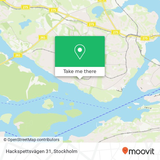 Hackspettsvägen 31 map