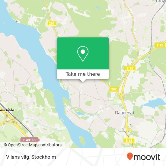 Vilans väg map