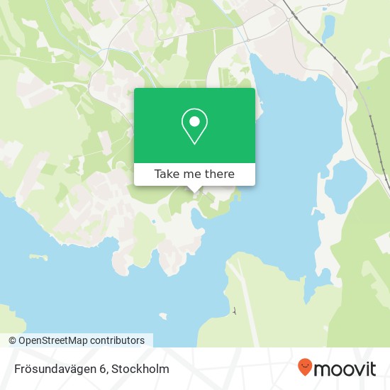 Frösundavägen 6 map