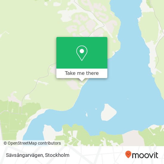 Sävsångarvägen map