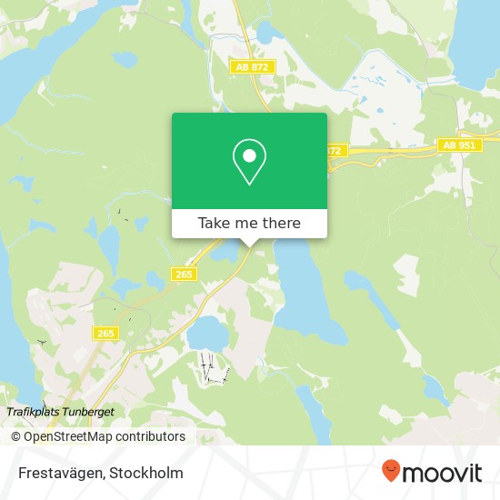 Frestavägen map