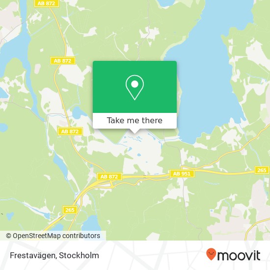 Frestavägen map