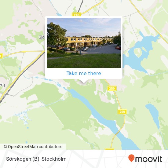 Sörskogen (B) map