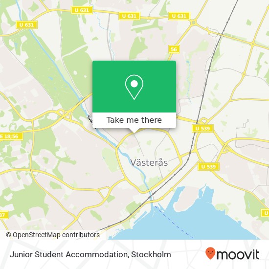 Junior Student Accommodation map