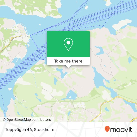 Toppvägen 4A map