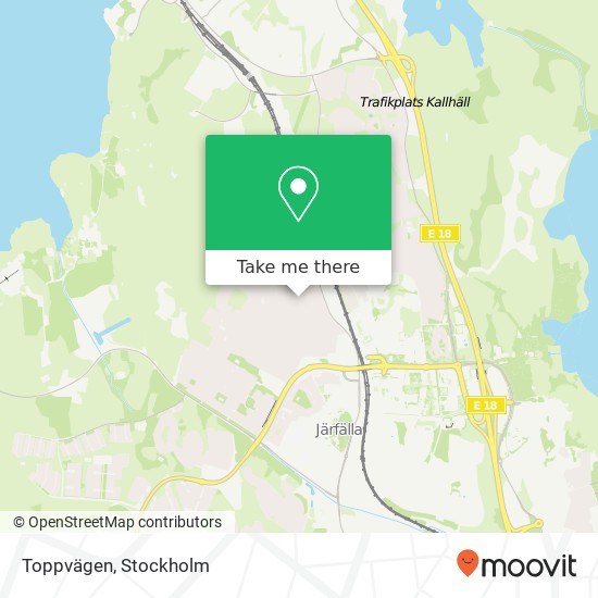 Toppvägen map