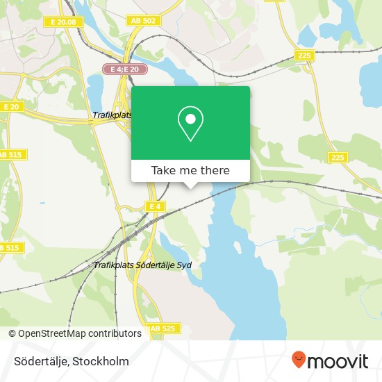 Södertälje map