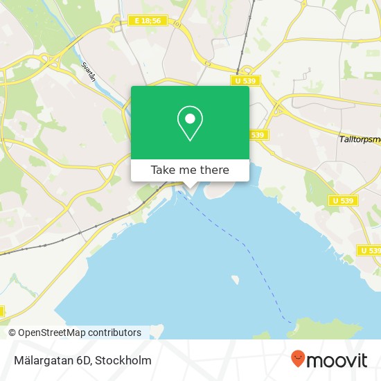Mälargatan 6D map