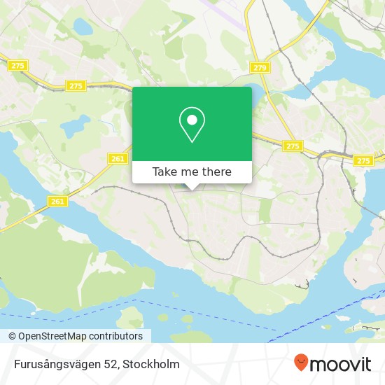 Furusångsvägen 52 map