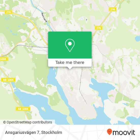 Ansgariusvägen 7 map