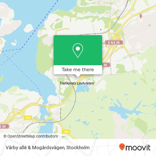 Vårby allé & Mogårdsvägen map