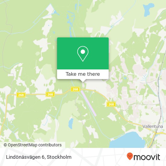 Lindönäsvägen 6 map