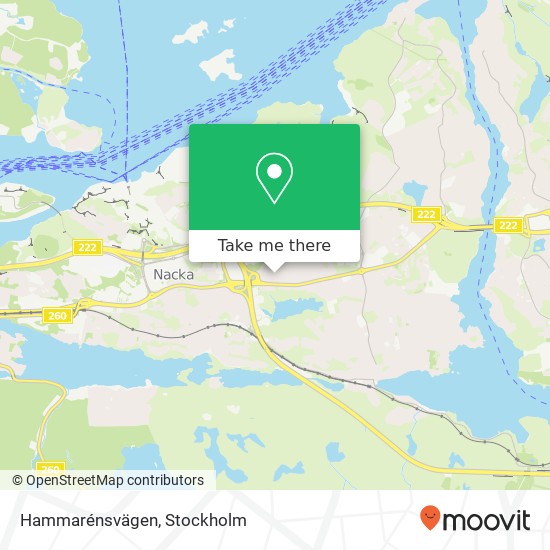 Hammarénsvägen map