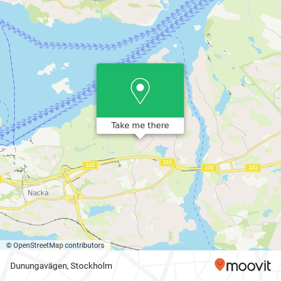 Dunungavägen map