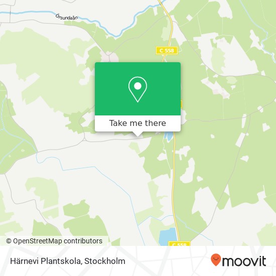 Härnevi Plantskola map