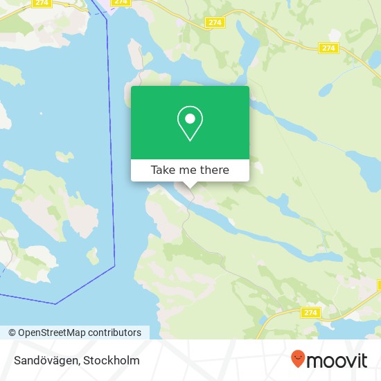 Sandövägen map