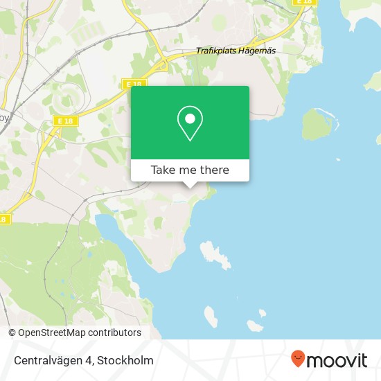 Centralvägen 4 map