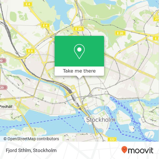 Fjord Sthlm map