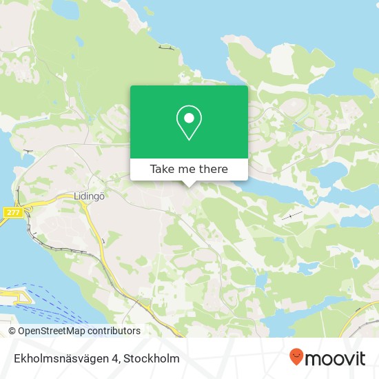 Ekholmsnäsvägen 4 map