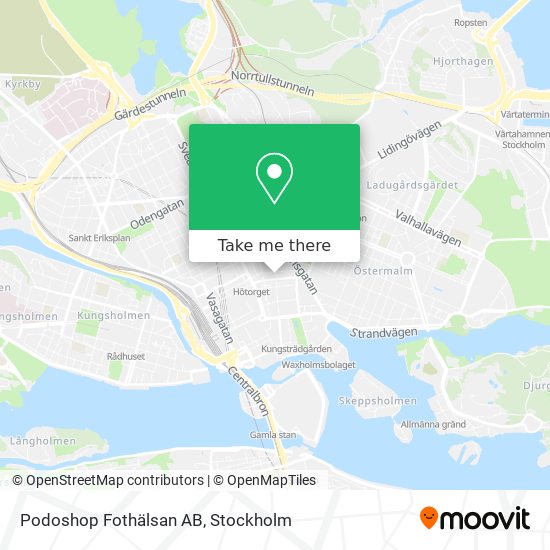 Podoshop Fothälsan AB map