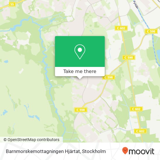 Barnmorskemottagningen Hjärtat map