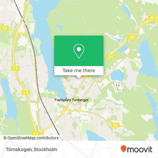 Törnskogen map