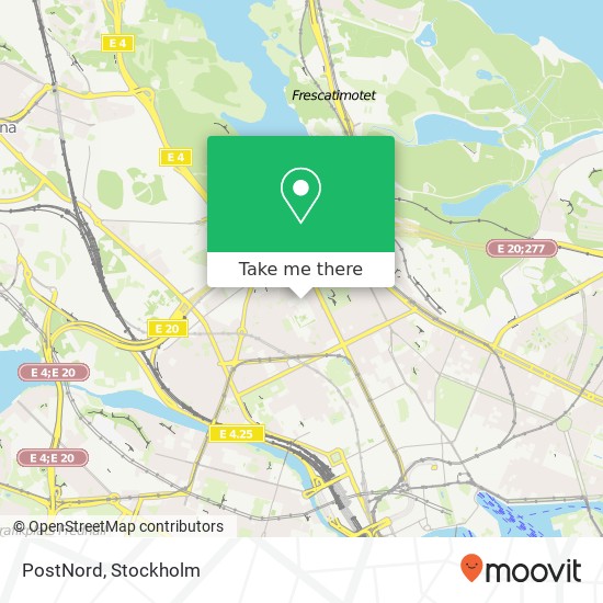 PostNord map