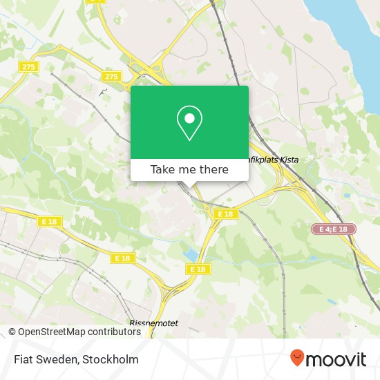 Fiat Sweden map