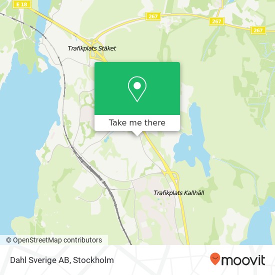 Dahl Sverige AB map