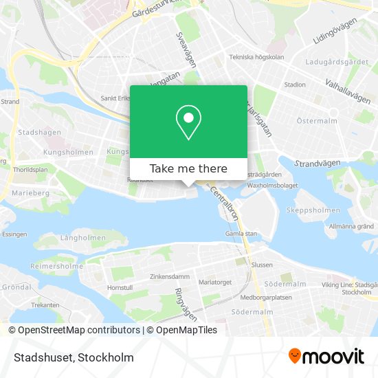 Stadshuset map