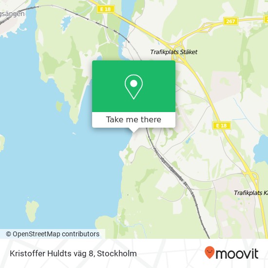 Kristoffer Huldts väg 8 map