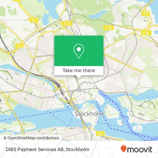 DIBS Payment Services AB map