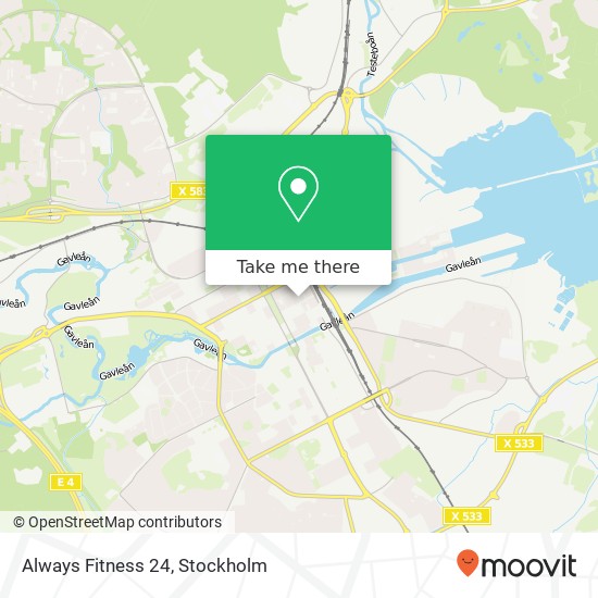 Always Fitness 24 map