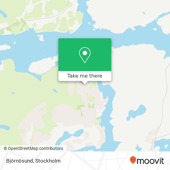 Björnösund map