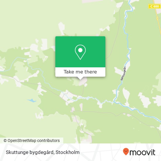 Skuttunge bygdegård map