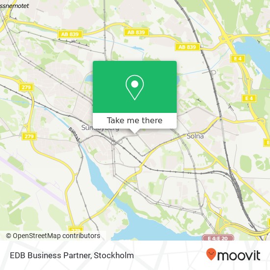 EDB Business Partner map