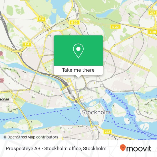 Prospecteye AB - Stockholm office map