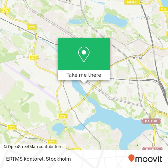 ERTMS kontoret map