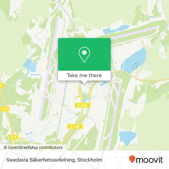 Swedavia Säkerhetsavdelning map